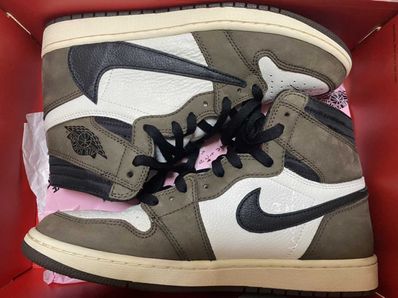 Travis Scott × Nike Air Jordan 1 Retro High OG TS SP "Sail/Dark Mocha"