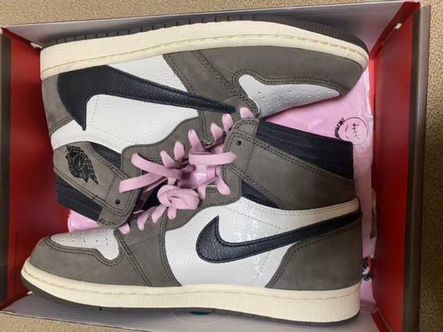 Travis Scott × Nike Air Jordan 1 Retro High OG TS SP "Sail/Dark Mocha"