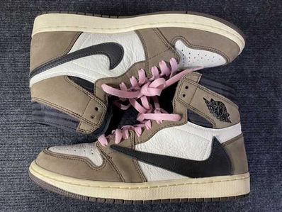 Travis Scott × Nike Air Jordan 1 Retro High OG TS SP "Sail/Dark Mocha"