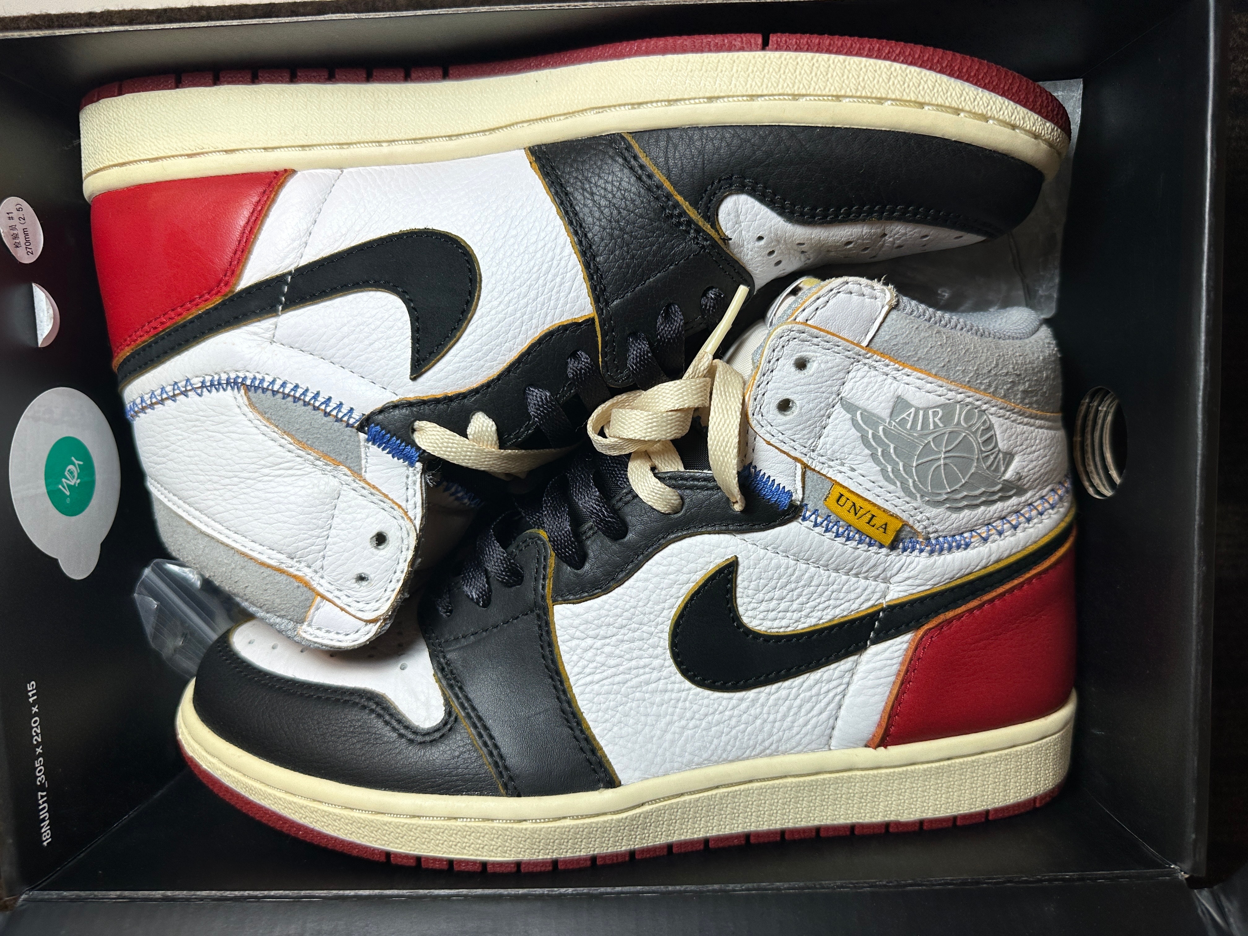 UNION × Nike Air Jordan 1 Retro High OG NRG "Varsity Red/Wolf Grey"