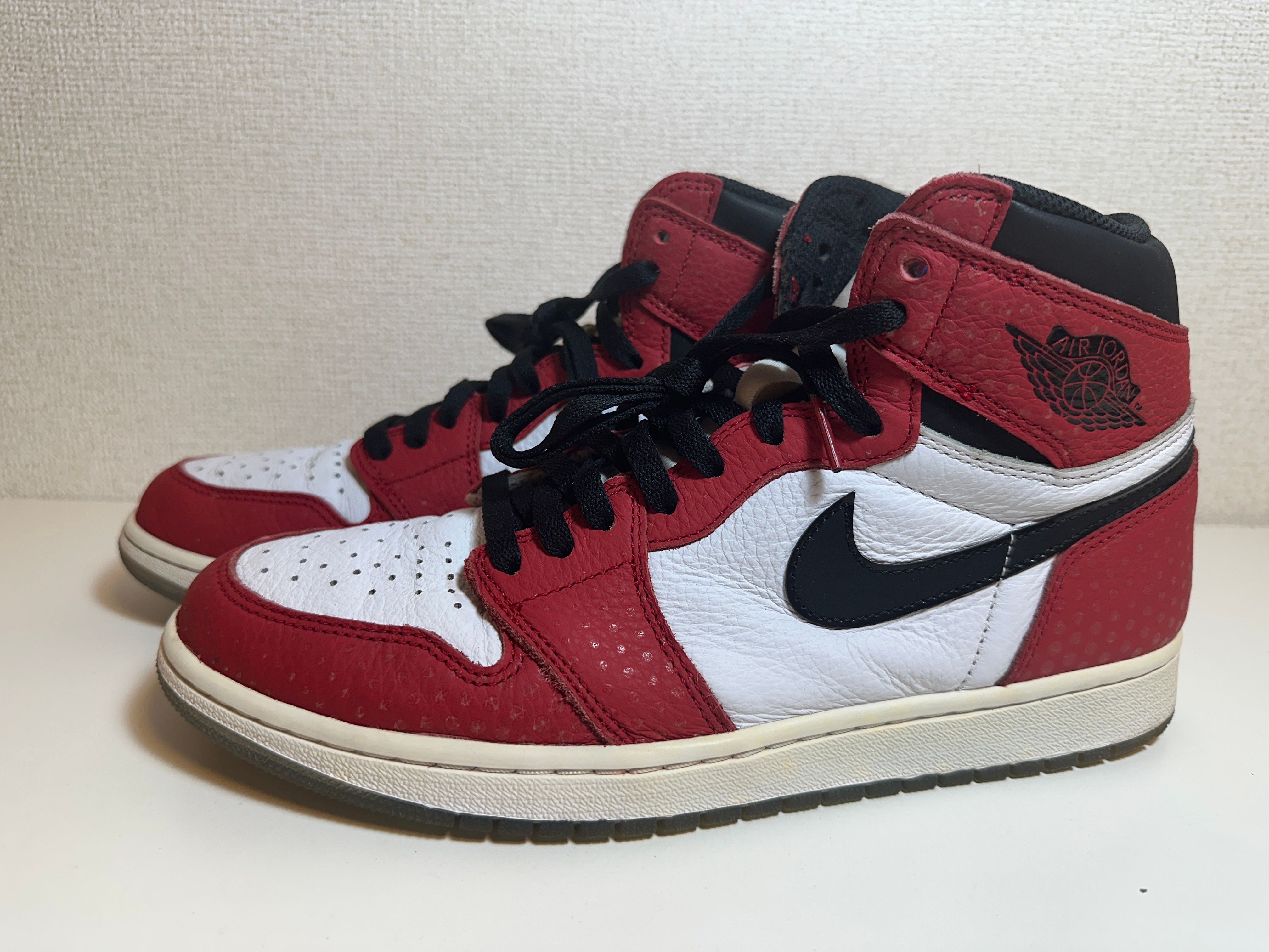 Spiderman × Nike Air Jordan 1 Origin Story "Gym Red/White/Photo Blue/Black"