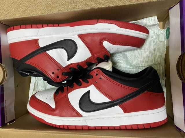 Nike SB Dunk Low Pro "J-Pack Chicago/Varsity Red and White"