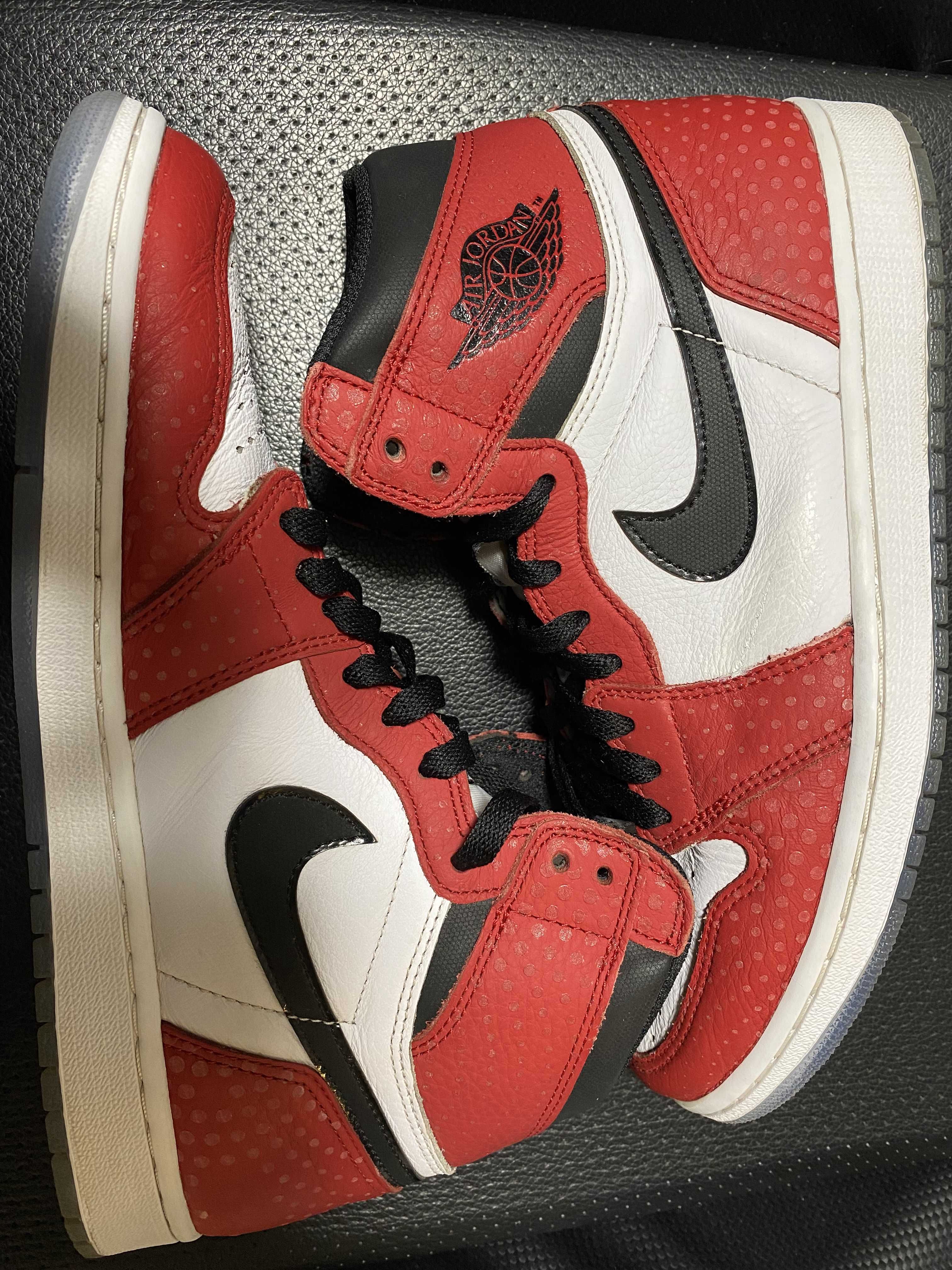 Spiderman × Nike Air Jordan 1 Origin Story "Gym Red/White/Photo Blue/Black"