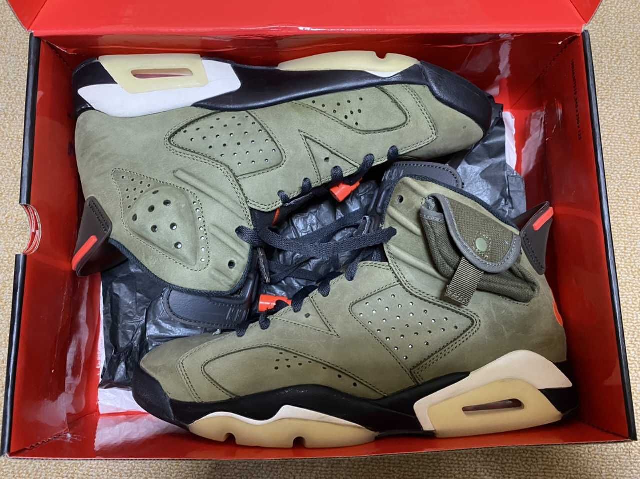 Travis Scott × Nike Air Jordan 6 Retro "Medium Olive"
