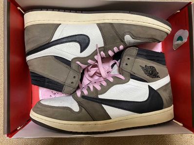 Travis Scott × Nike Air Jordan 1 Retro High OG TS SP "Sail/Dark Mocha"