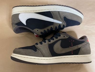Travis Scott × Nike Air Jordan 1 Low OG SP-T "Black/Dark Mocha"