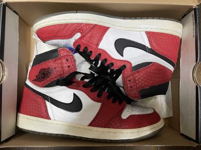 Spiderman × Nike Air Jordan 1 Origin Story "Gym Red/White/Photo Blue/Black"
