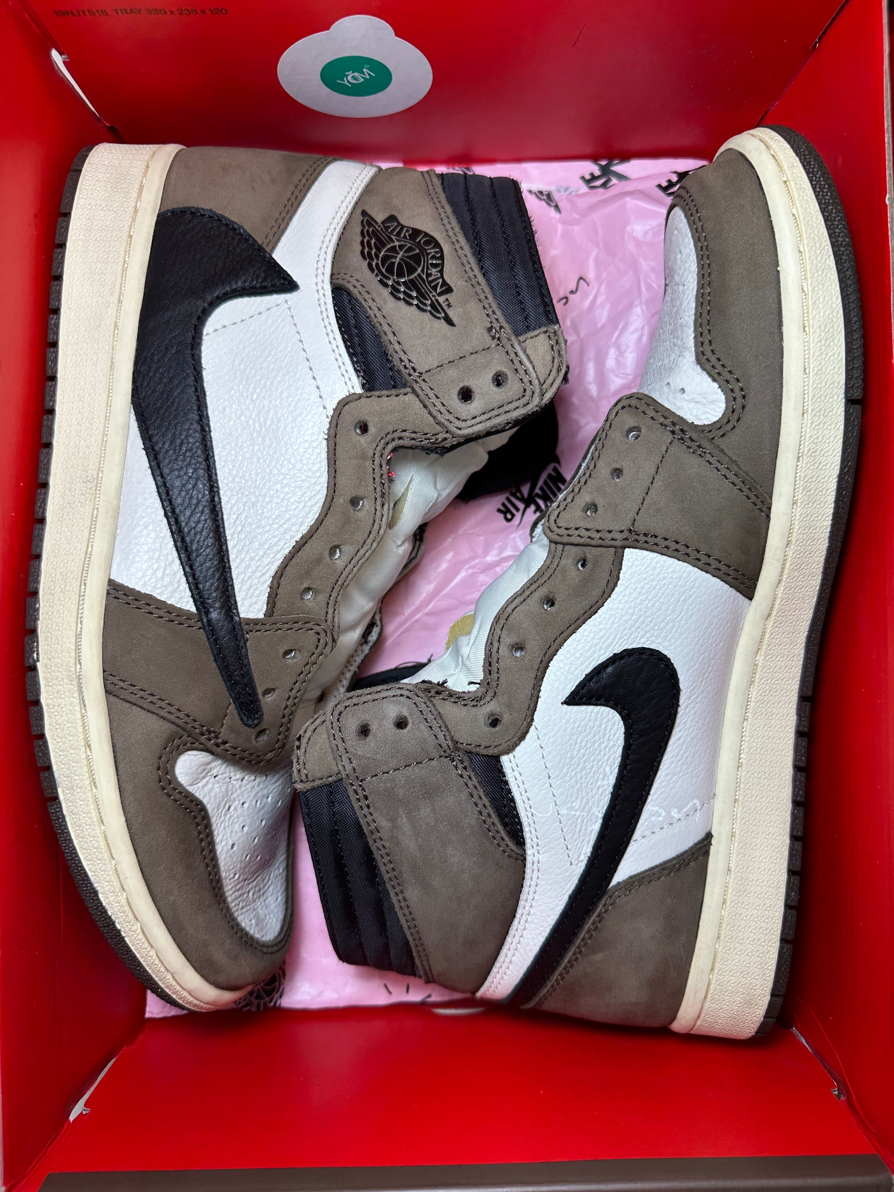 Travis Scott × Nike Air Jordan 1 Retro High OG TS SP "Sail/Dark Mocha"