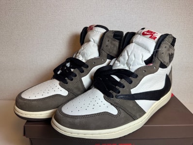 Travis Scott × Nike Air Jordan 1 Retro High OG TS SP "Sail/Dark Mocha"