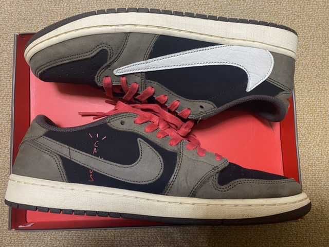 Travis Scott × Nike Air Jordan 1 Low OG SP-T "Black/Dark Mocha"