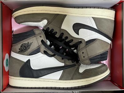 Travis Scott × Nike Air Jordan 1 Retro High OG TS SP "Sail/Dark Mocha"