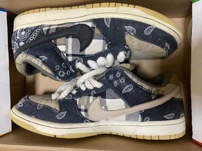 Travis Scott × Nike SB Dunk Low "Black/Parachute Beige"