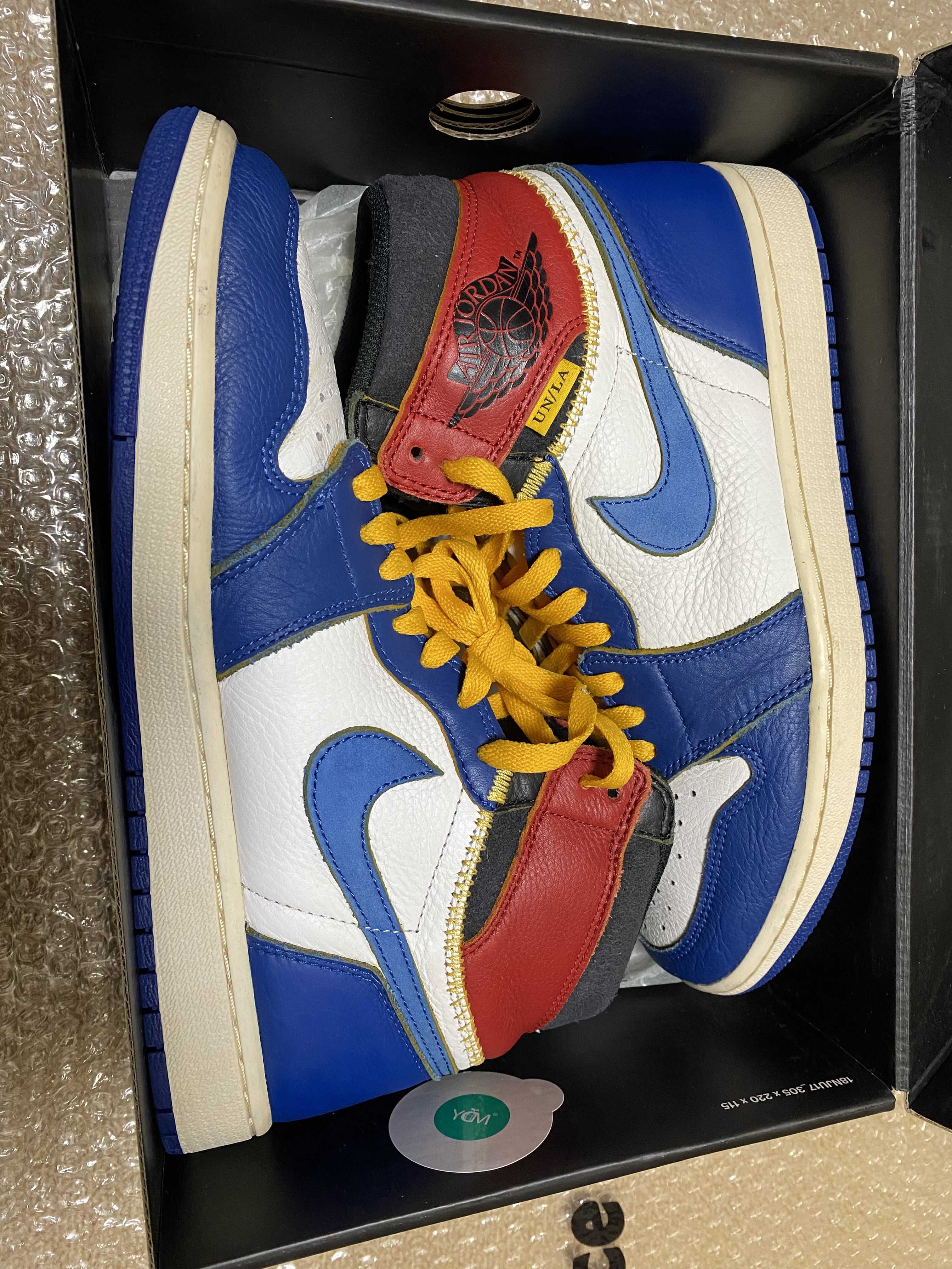 Union × Nike Air Jordan 1 Retro High OG NRG "Storm Blue/Varsity Red"