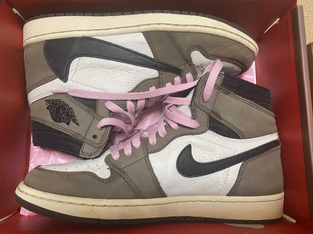 Travis Scott × Nike Air Jordan 1 Retro High OG TS SP "Sail/Dark Mocha"