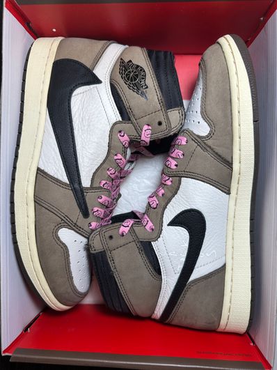 Travis Scott × Nike Air Jordan 1 Retro High OG TS SP "Sail/Dark Mocha"