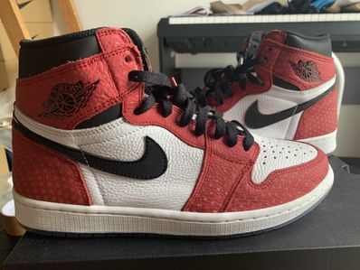 Spiderman × Nike Air Jordan 1 Origin Story "Gym Red/White/Photo Blue/Black"