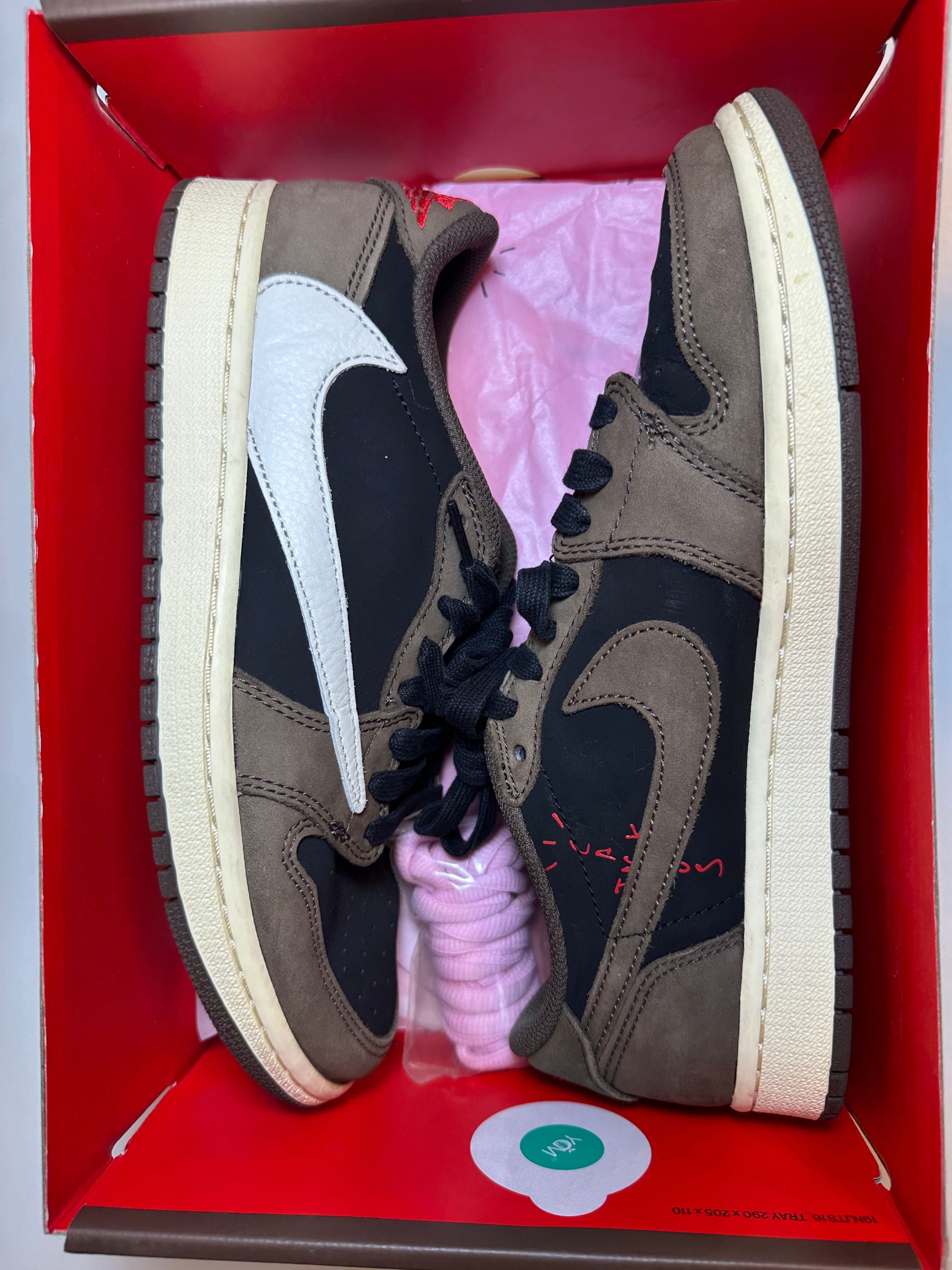 Travis Scott × Nike Air Jordan 1 Low OG SP-T "Black/Dark Mocha"