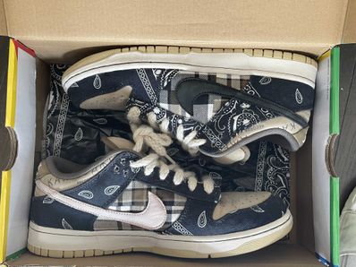 Travis Scott × Nike SB Dunk Low "Black/Parachute Beige"