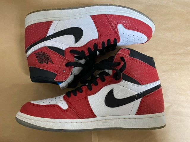 Spiderman × Nike Air Jordan 1 Origin Story "Gym Red/White/Photo Blue/Black"