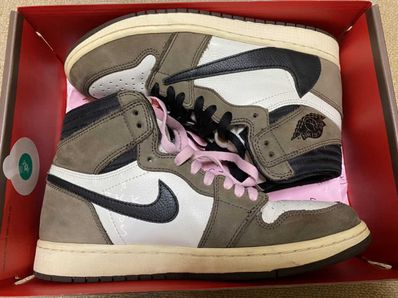 Travis Scott × Nike Air Jordan 1 Retro High OG TS SP "Sail/Dark Mocha"