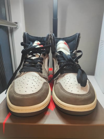 Travis Scott × Nike Air Jordan 1 Retro High OG TS SP "Sail/Dark Mocha"