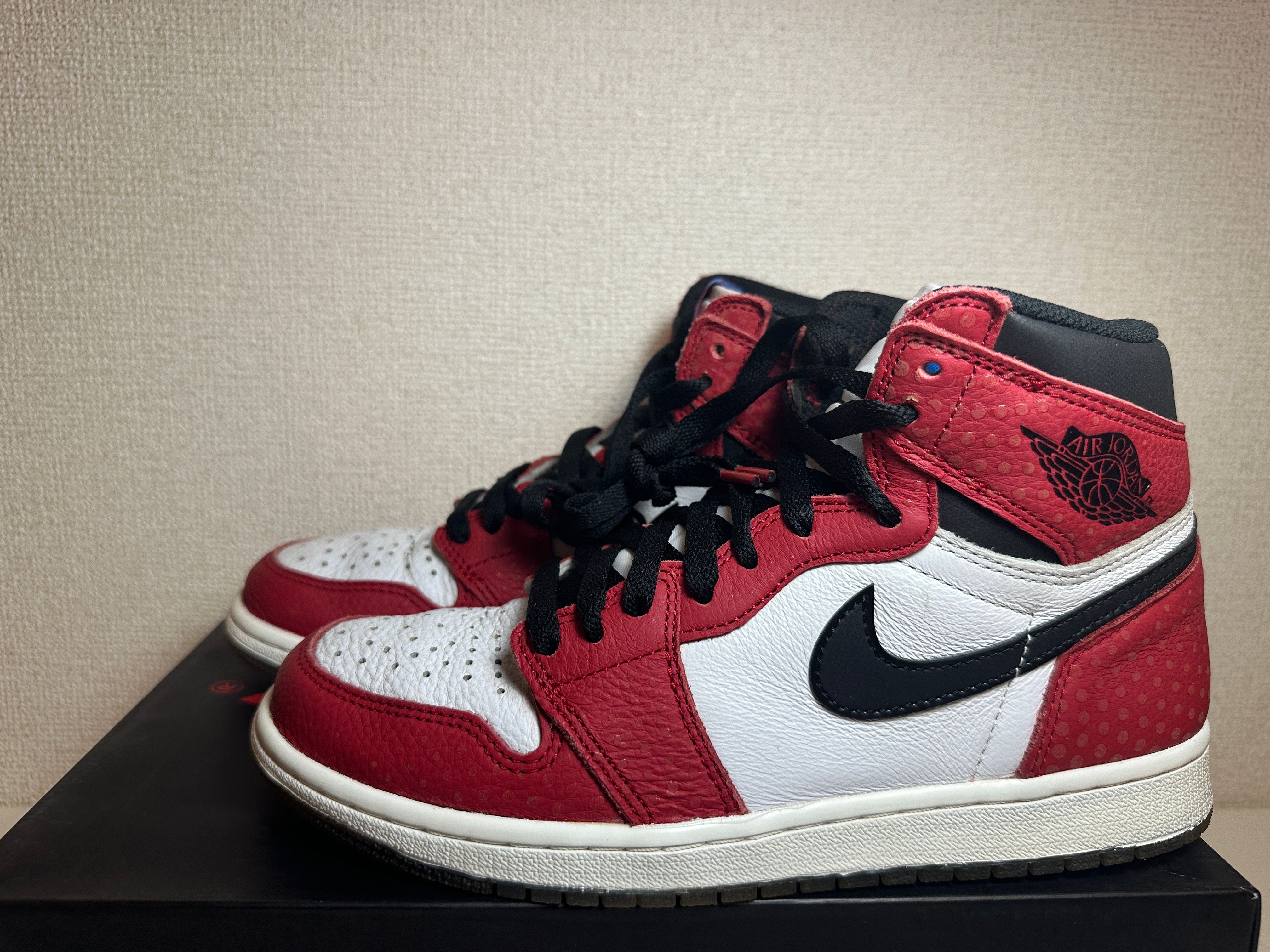 Spiderman × Nike Air Jordan 1 Origin Story "Gym Red/White/Photo Blue/Black"