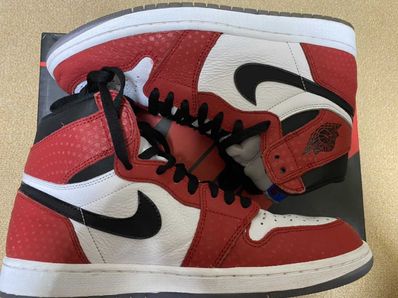 Spiderman × Nike Air Jordan 1 Origin Story "Gym Red/White/Photo Blue/Black"