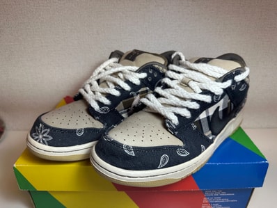 Travis Scott × Nike SB Dunk Low "Black/Parachute Beige"