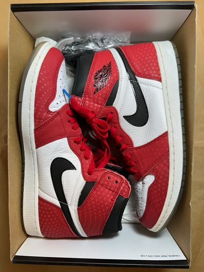 Spiderman × Nike Air Jordan 1 Origin Story "Gym Red/White/Photo Blue/Black"
