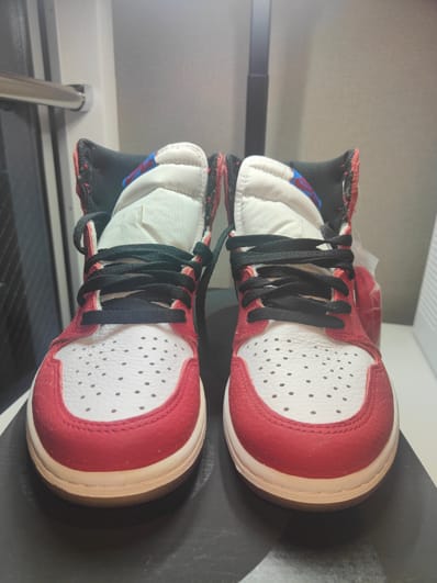 Spiderman × Nike Air Jordan 1 Origin Story "Gym Red/White/Photo Blue/Black"