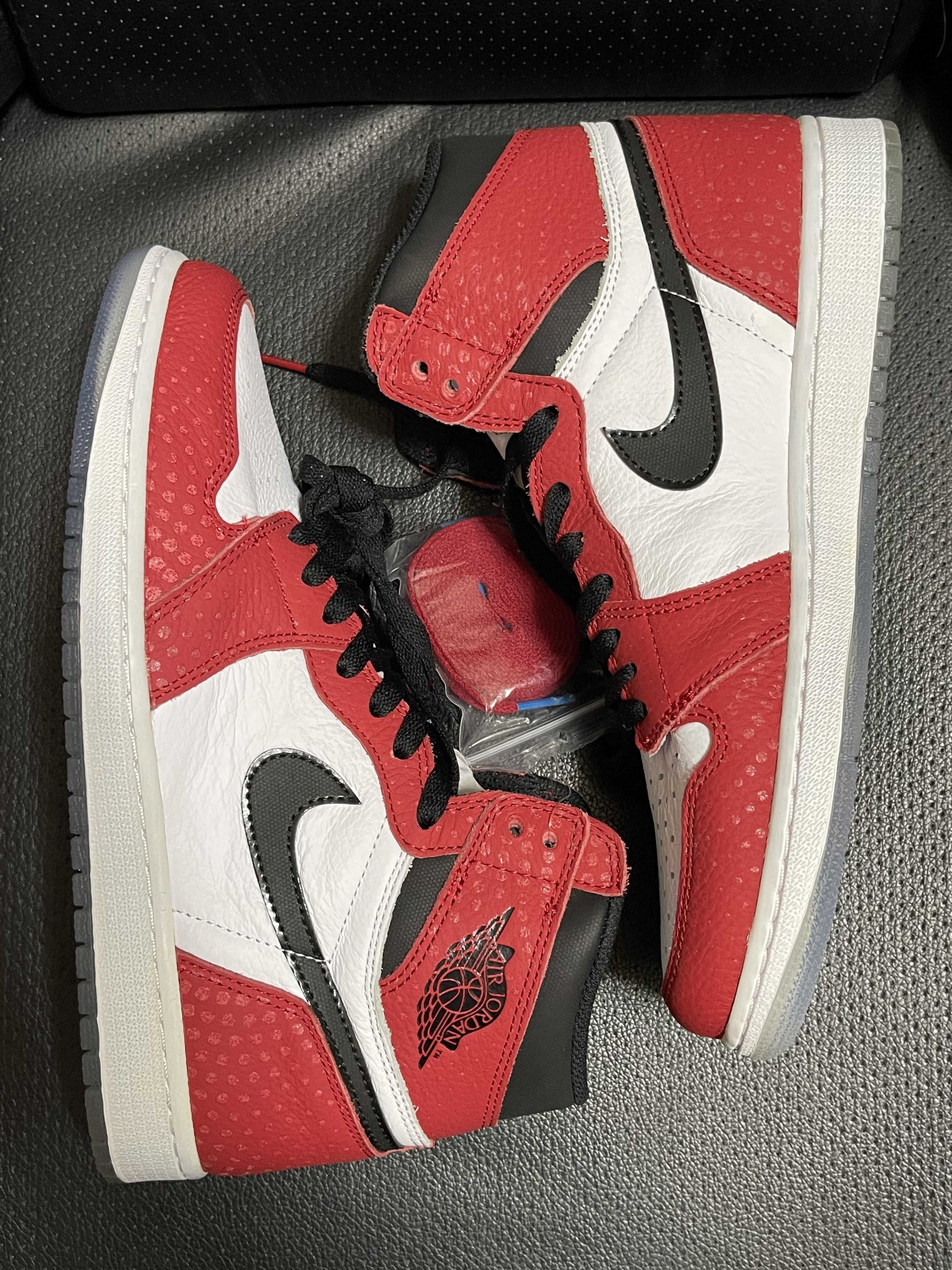 Spiderman × Nike Air Jordan 1 Origin Story "Gym Red/White/Photo Blue/Black"