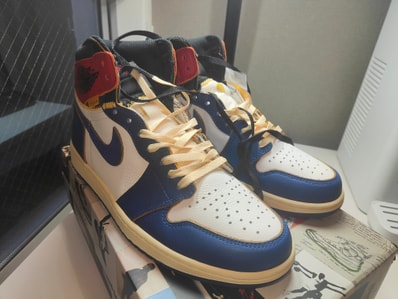 UNION × Nike Air Jordan 1 Retro High OG NRG "Storm Blue/Varsity Red"
