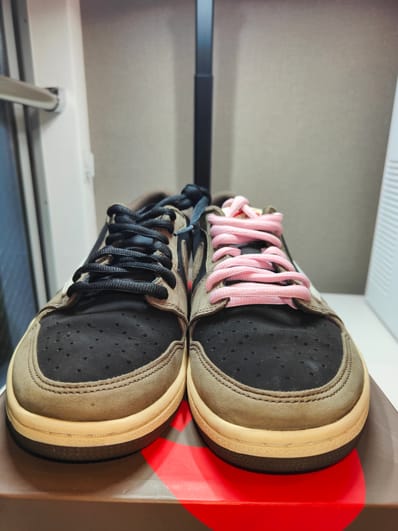 Travis Scott × Nike Air Jordan 1 Low OG SP-T "Black/Dark Mocha"