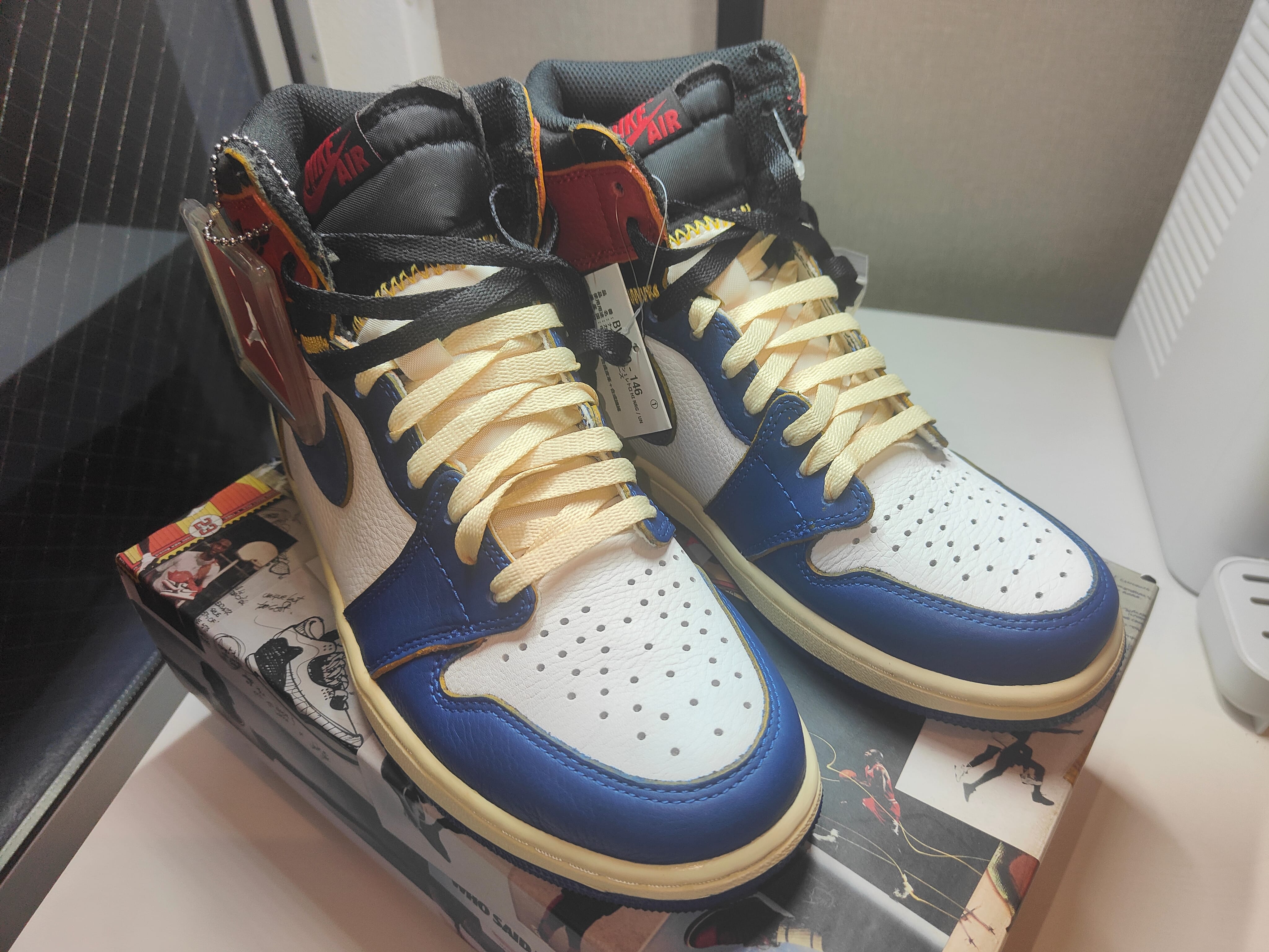 UNION × Nike Air Jordan 1 Retro High OG NRG "Storm Blue/Varsity Red"