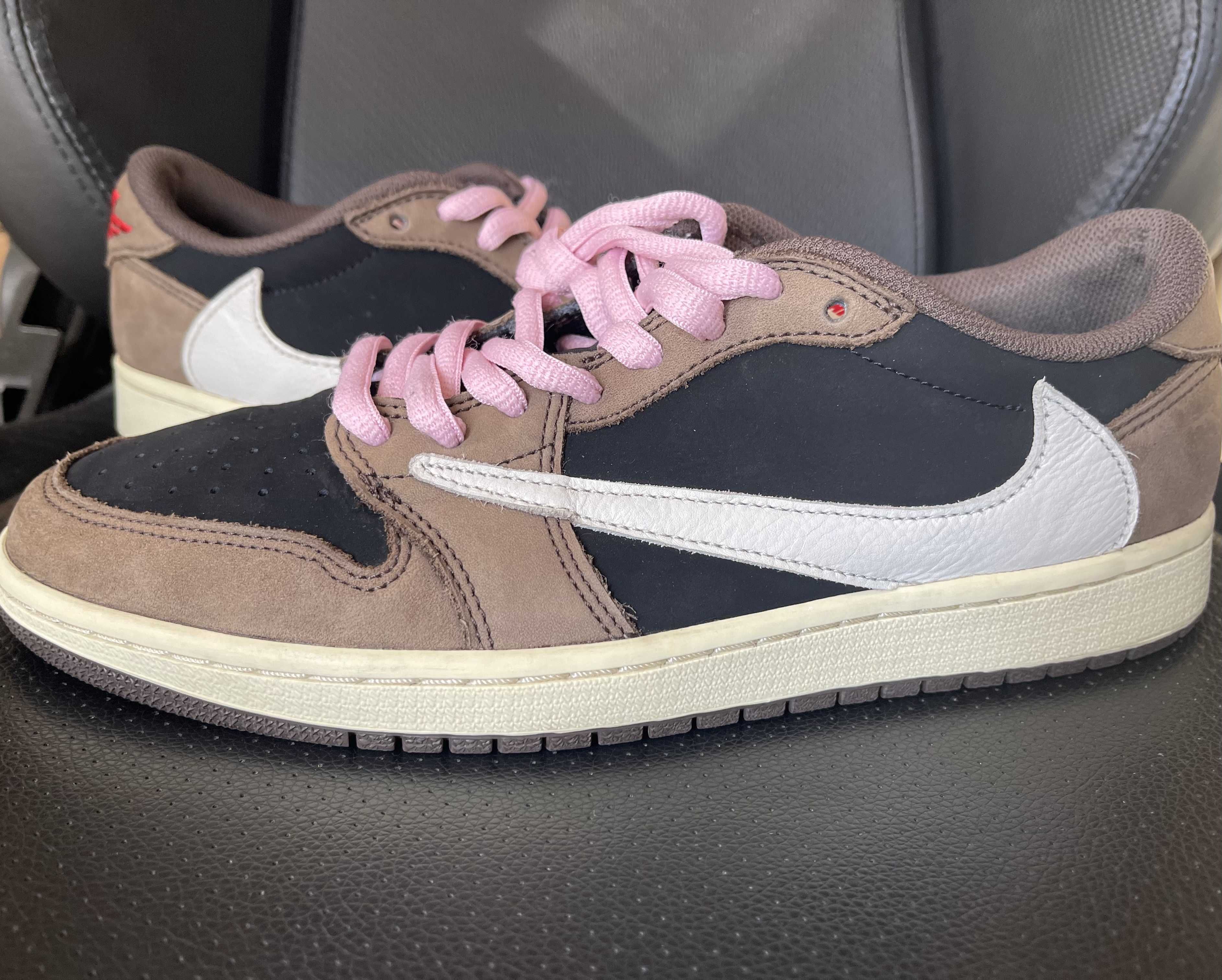 Travis Scott × Nike Air Jordan 1 Low OG SP-T  "Black/Dark Mocha"