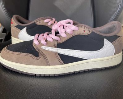 Travis Scott × Nike Air Jordan 1 Low OG SP-T "Black/Dark Mocha"