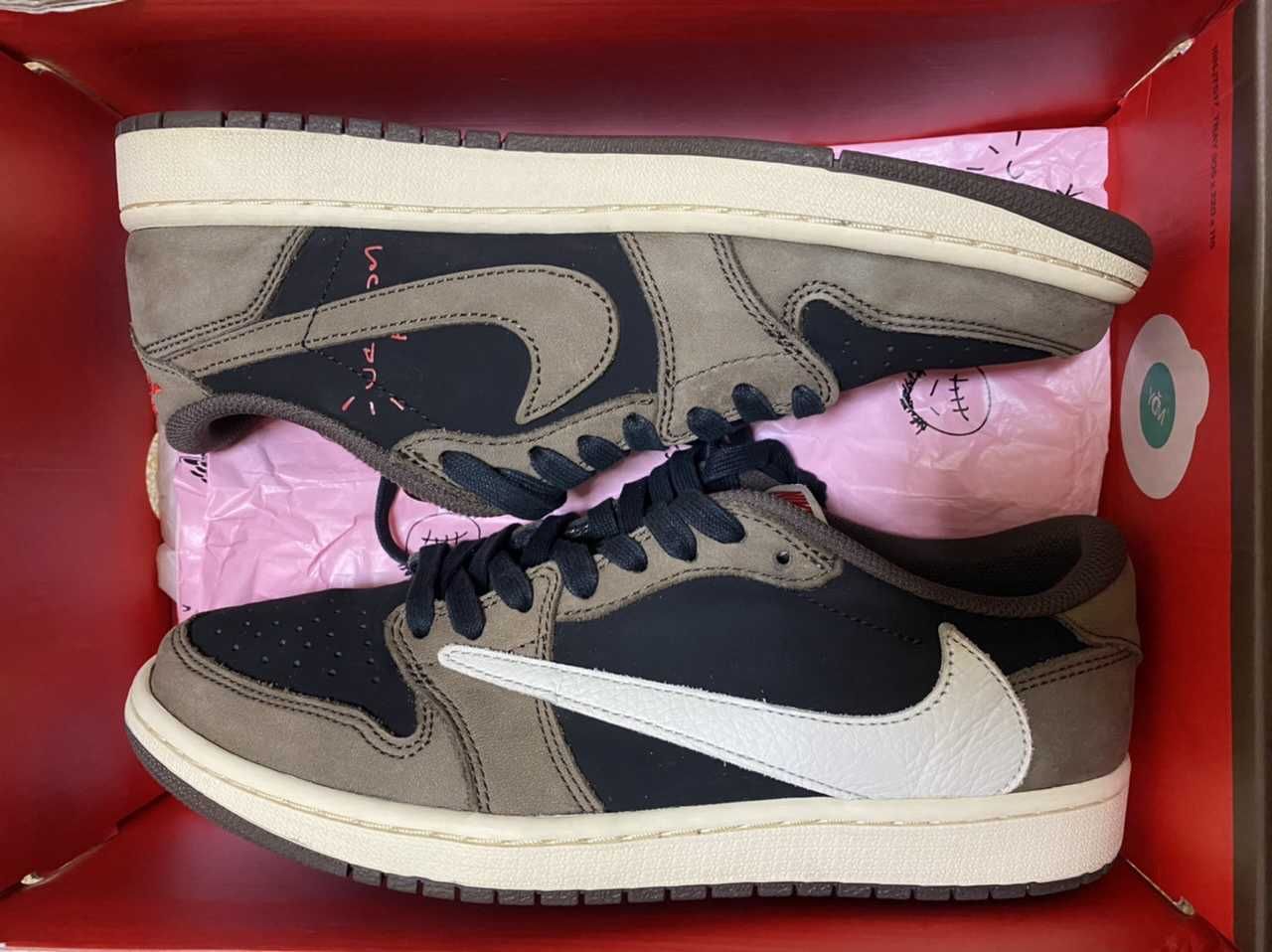Travis Scott × Nike Air Jordan 1 Low OG SP-T  "Black/Dark Mocha"