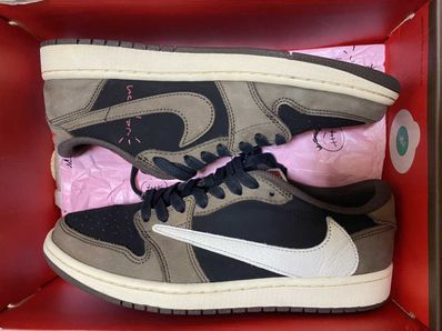 Travis Scott × Nike Air Jordan 1 Low OG SP-T "Black/Dark Mocha"