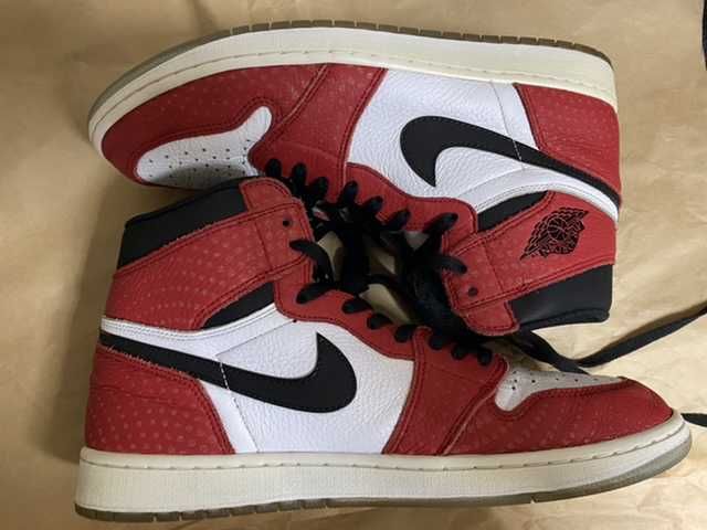 Spiderman × Nike Air Jordan 1 Origin Story "Gym Red/White/Photo Blue/Black"
