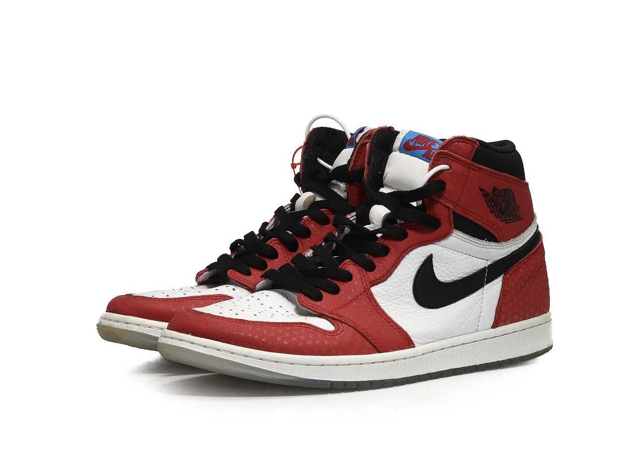 Spiderman × Nike Air Jordan 1 Origin Story "Gym Red/White/Photo Blue/Black"