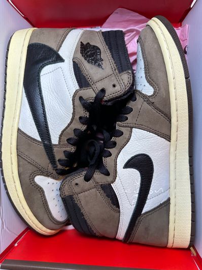 Travis Scott × Nike Air Jordan 1 Retro High OG TS SP "Sail/Dark Mocha"