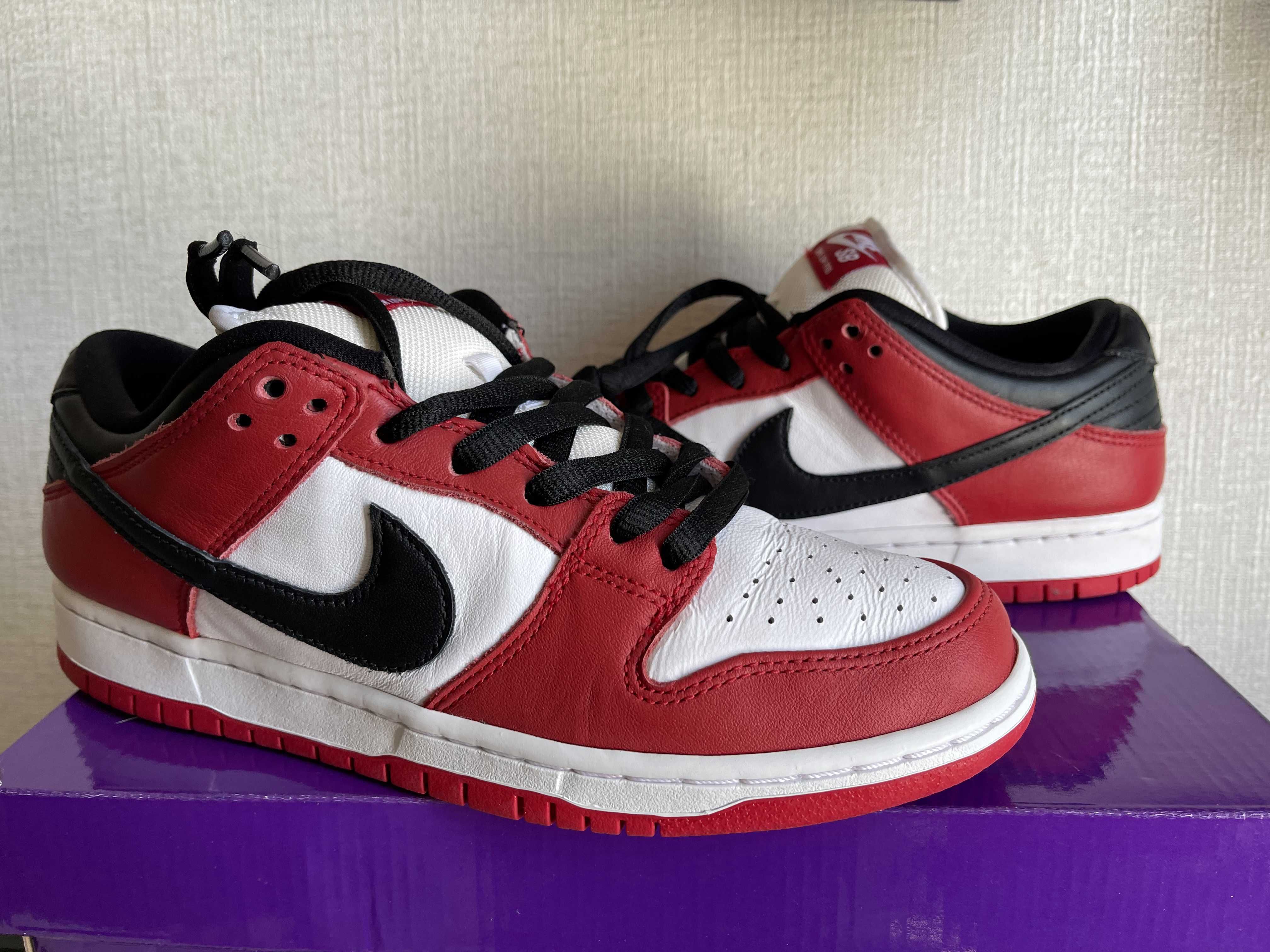 Nike SB Dunk Low Pro "J-Pack Chicago/Varsity Red and White"