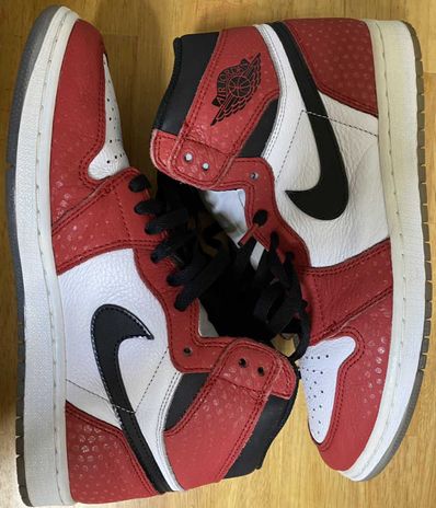 Spiderman × Nike Air Jordan 1 Origin Story "Gym Red/White/Photo Blue/Black"