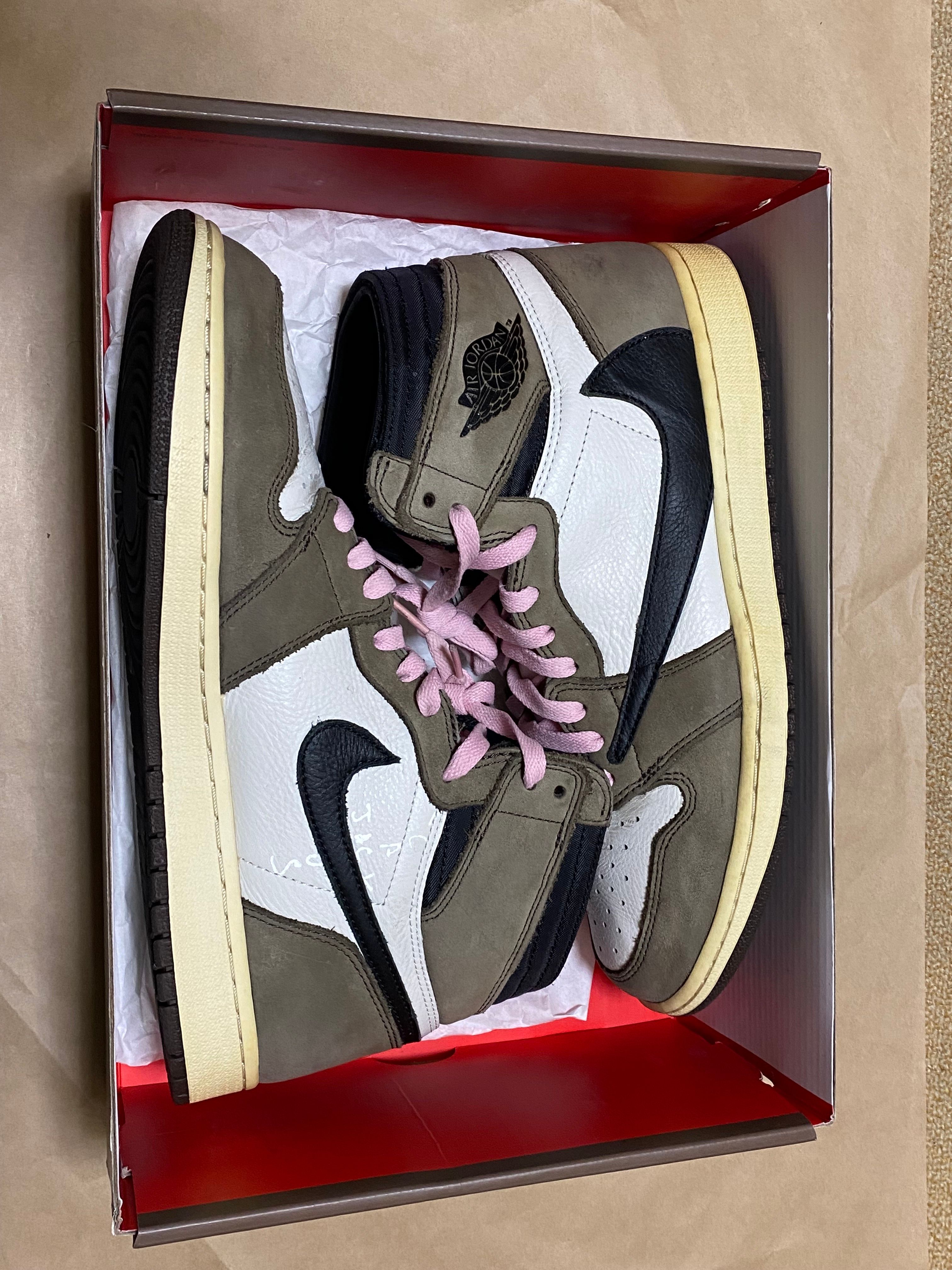 Travis Scott × Nike Air Jordan 1 Retro High OG TS SP "Sail/Dark Mocha"