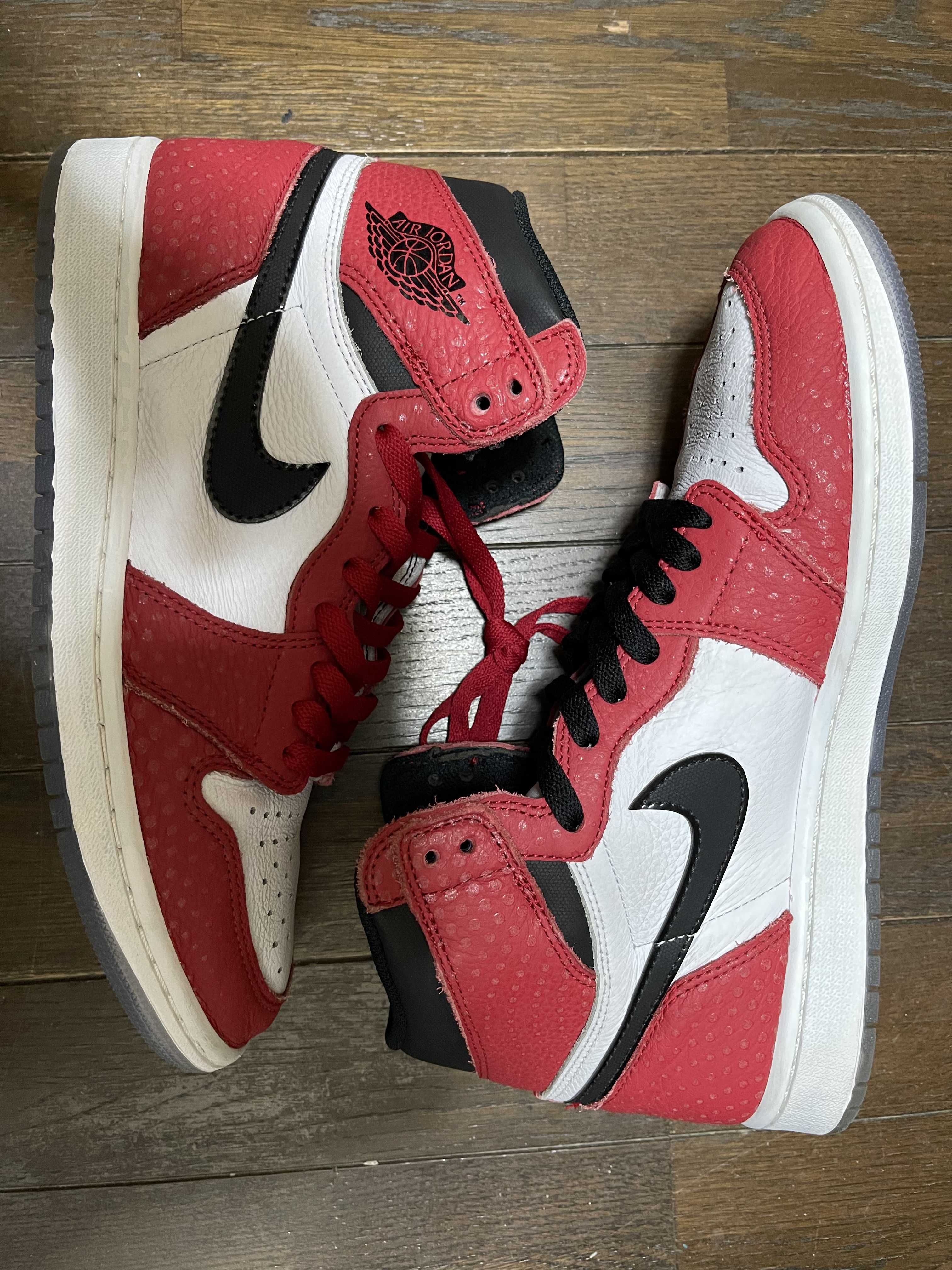 Spiderman × Nike Air Jordan 1 Origin Story "Gym Red/White/Photo Blue/Black"