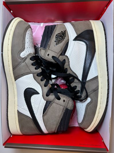 Travis Scott × Nike Air Jordan 1 Retro High OG TS SP "Sail/Dark Mocha"