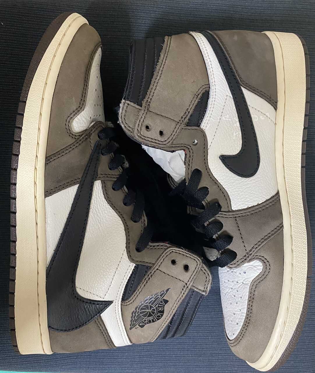 Travis Scott × Nike Air Jordan 1 Retro High OG TS SP "Sail/Dark Mocha"