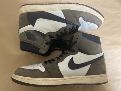 Travis Scott × Nike Air Jordan 1 Retro High OG TS SP "Sail/Dark Mocha"