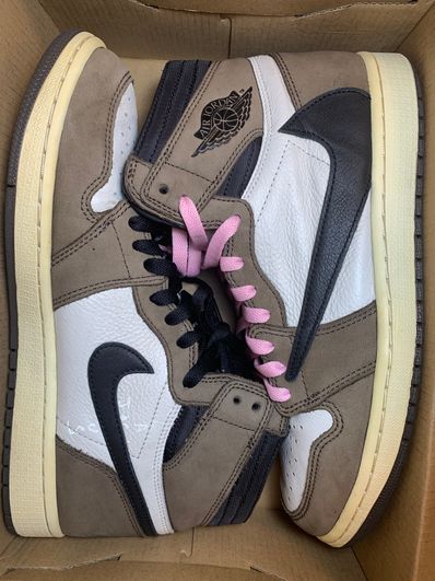 Travis Scott × Nike Air Jordan 1 Retro High OG TS SP "Sail/Dark Mocha"