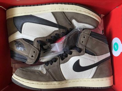Travis Scott × Nike Air Jordan 1 Retro High OG TS SP "Sail/Dark Mocha"